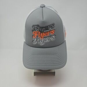 Adidas NHL Philadelphia Flyers Snapback Hat Trucker Mesh  White & Gray Orange